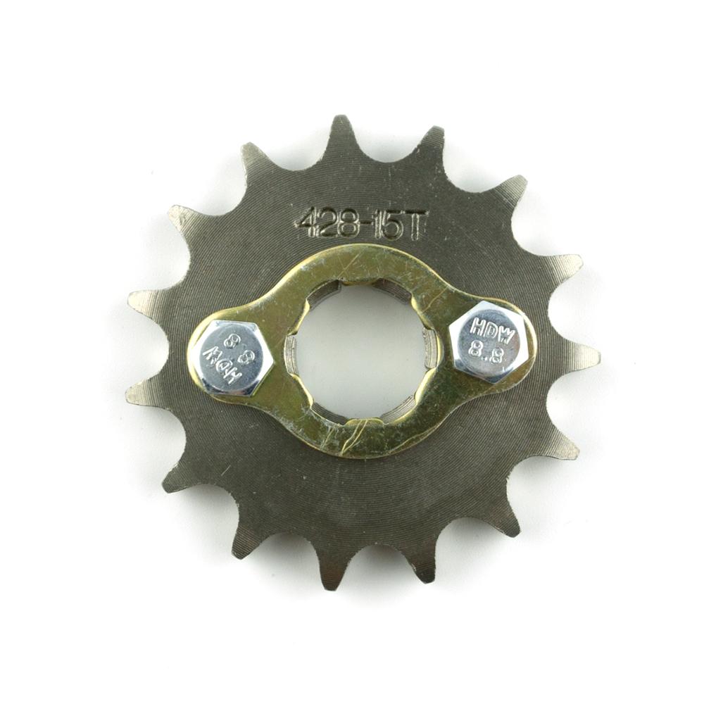 Voor Motor 428 #10T 11T 12T 13T 14T 15T 16T 17T 18T 19T Tanden 17Mm 20Mm Kettingwiel Met Retainer Plaat Locker
