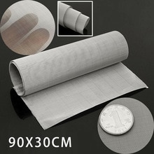 Woven Wire Cloth Screen Filter Sheet 12X35Inch 100Grid Mesh Stainless Steel