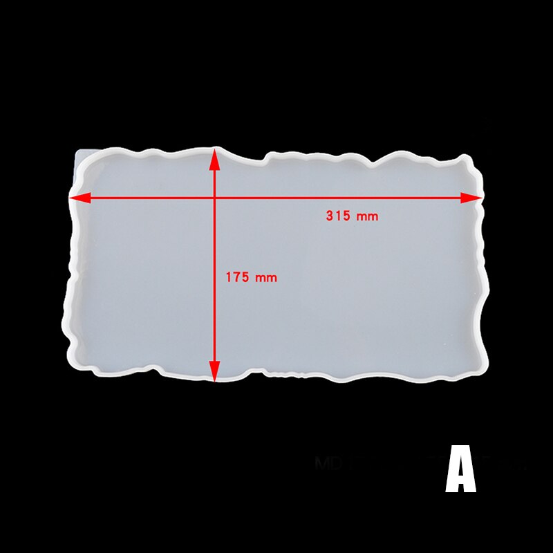 Large Silicone Tray Fluids Artist Mold Irregular Coasters Epoxy Resin Art Supplies Make Your Own Tray Resin Mold CLH@8: a