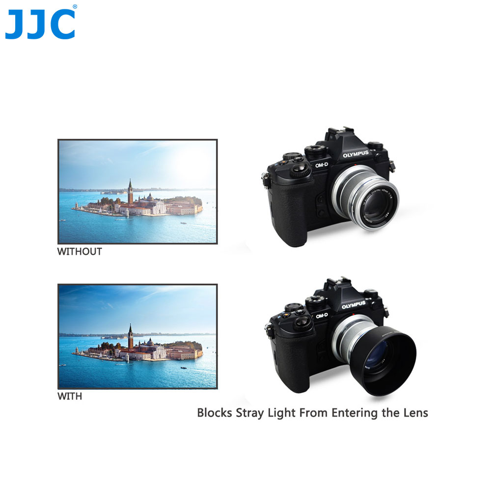 JJC 可逆バヨネットカメラレンズオリンパス M。 ZUIKO DIGITAL 45 ミリメートル 1:1。 8 レンズ/M4518 置き換えオリンパス LH-40B