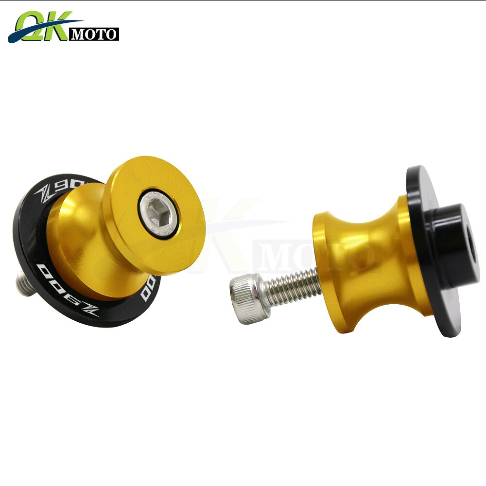Motorrad Zubehör Schwinge Schieberegler Für KAWASAKI Z650 Z900 Z800 ZX-6R 636 ZX-10R VERSYS 650 NINJA 650: 8mm Gold-Z900