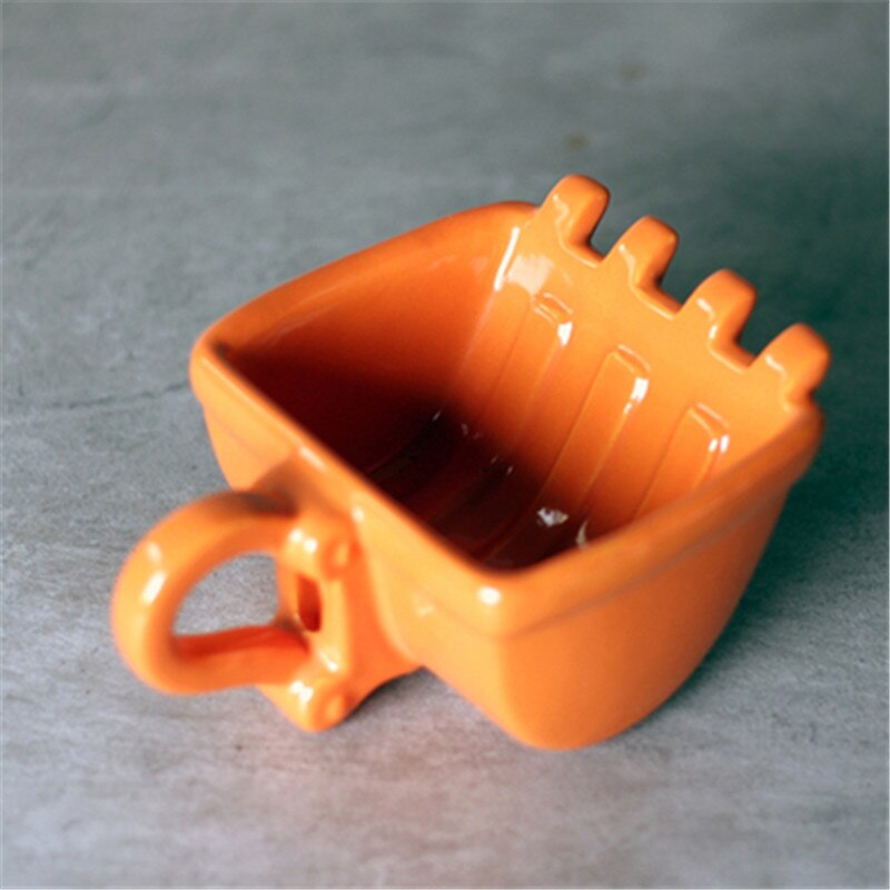 Grappige Mokken Drinkbeker Graafmachine Emmer Cake Cup Creatieve Mok Persoonlijkheid Trend Keramische Kopje Koffie Mk69