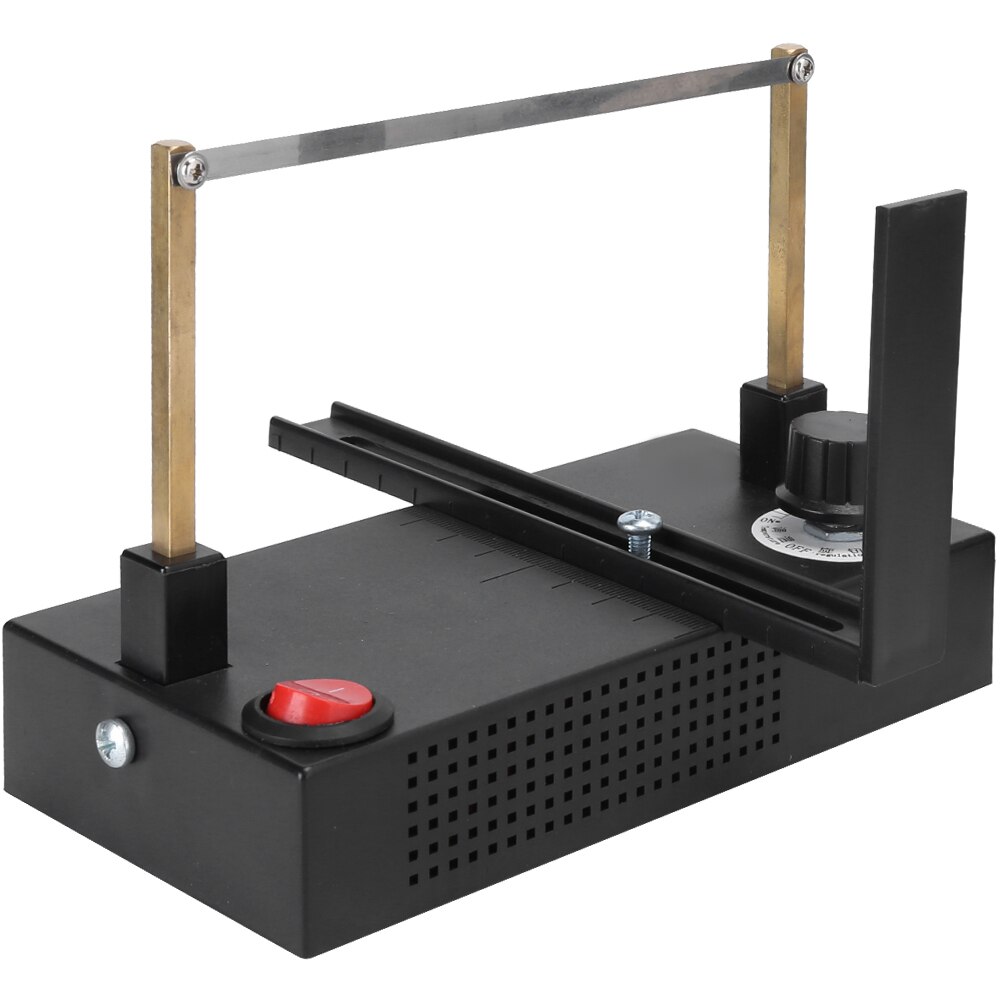 220V CN plug die cutting machine Mini manual electric heating cutting machine for die cutting ribbon lace braid: Cutter with 4 Blade