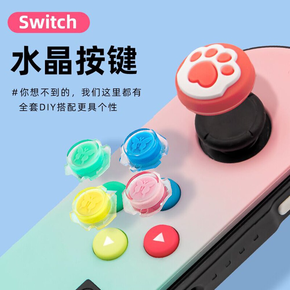 NS Switch JoyCon DIY Colorful ABXY Directions Keys Buttons for Nintend Switch NS NX Controller Joy-con Left Right Controller