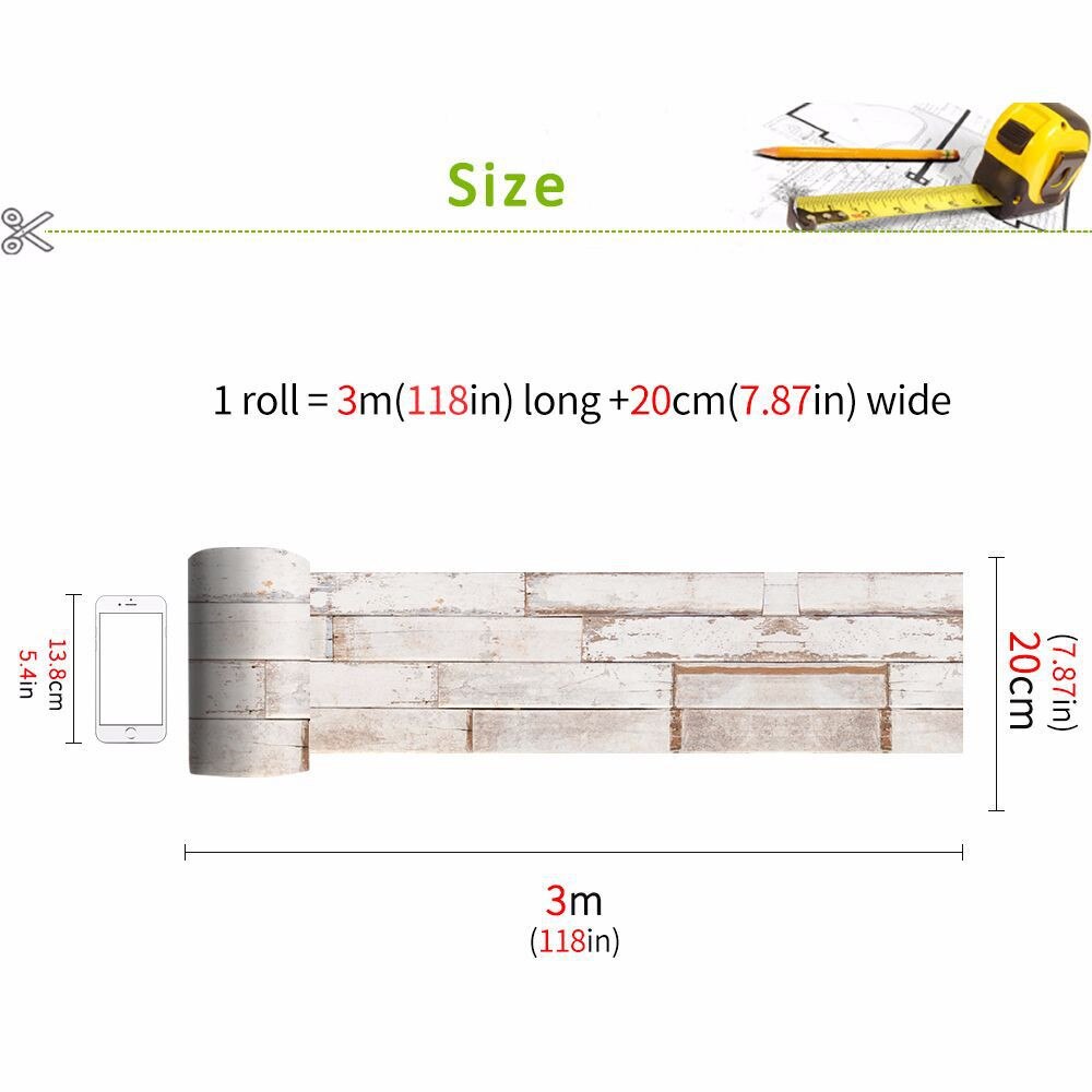 Self Adhesive Floor Tile Wood Sticker DIY Living Room Kitchen Bathroom waterproof non-skid simple and practical