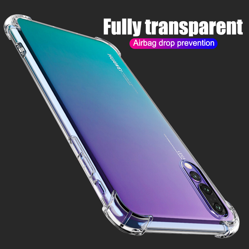 Coque souple de luxe pour Huawei P20 P30 Lite Pro, étui de protection Transparent Mate 20 30 Lite Honor 20 Lite pro, coque arrière en Silicone