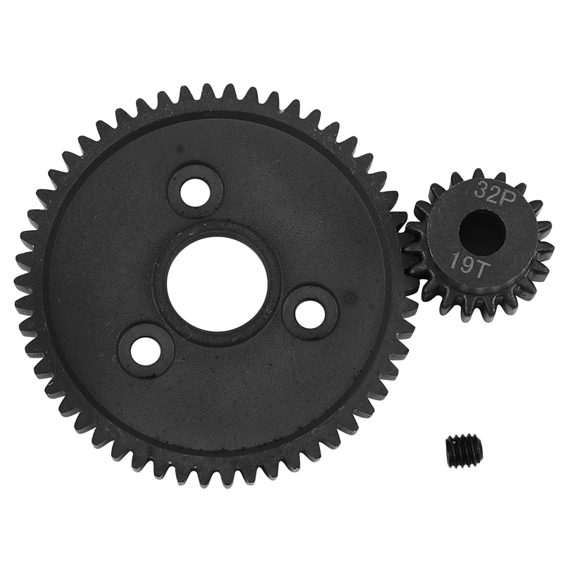 Robustes metall-stirnrad, 32p motorritzel für 1/10 traxxas slash 4 stampede 4 rustler, e-revo, t-maxx: Default Title