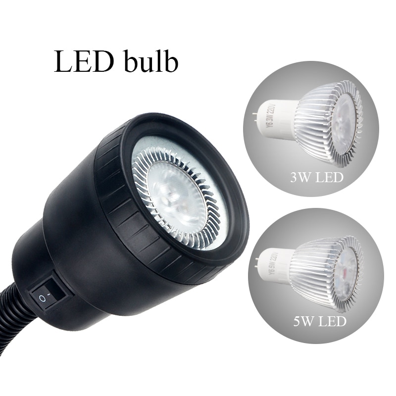 Y6 3W 5W 24V 220V Vervangbare Lamp Cnc Led Machine Werklampen Machine Tool Light Draaibank led Draaibank Lamp