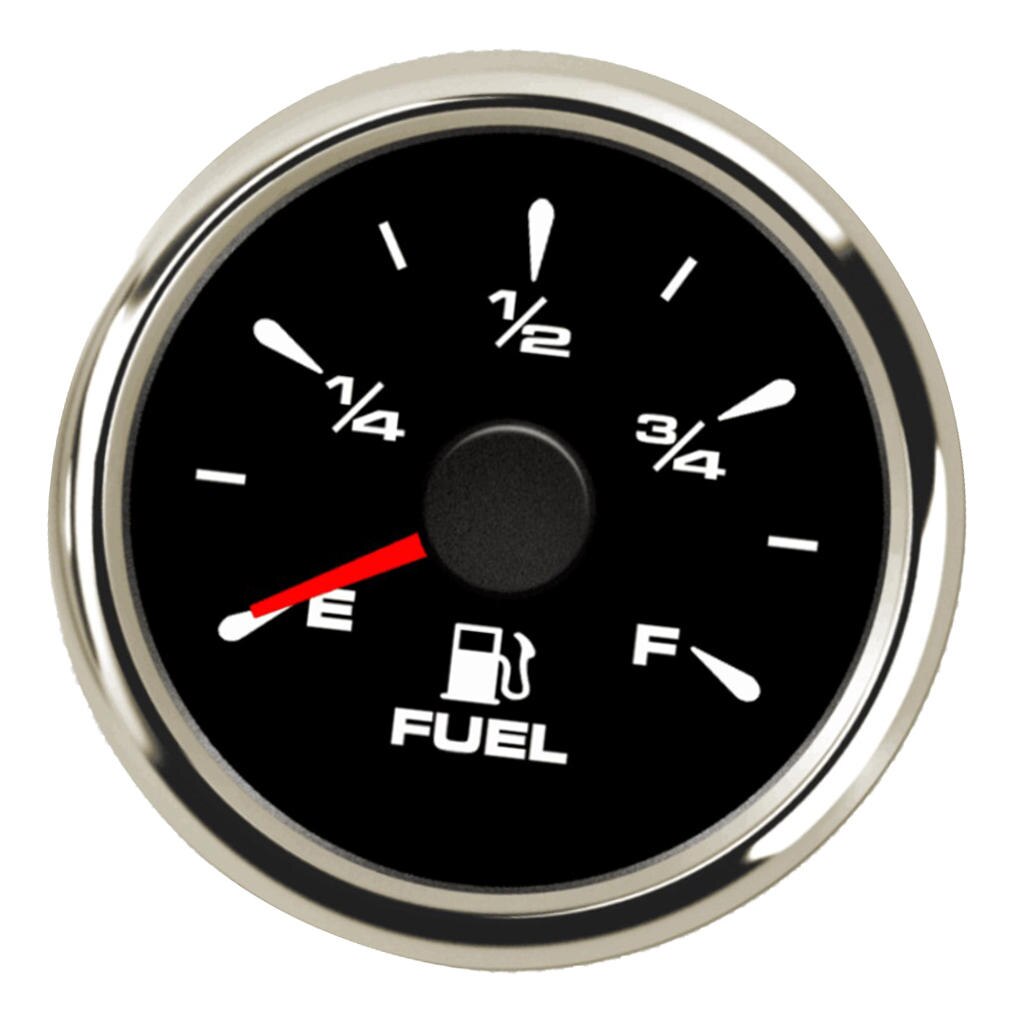 52mm Marine Boot Auto Tankanzeige Meter Wasserdicht Anzeige Gauge fit für 0 ~ 190ohm Fuel Level Sensor mit Hintergrundbeleuchtung 9-32V