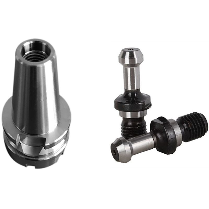 10 Uds. Perilla fija perilla CNC fresadora partes CNC Fijación de pernos y 1 Uds CNC fresadora mandril precisión