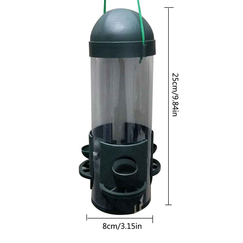 Bird Feeder Outdoor Hanging Mesh Feeding Portable Wild Birds Iron Grease Ball Holder Products Park Garden Tree Container: 02
