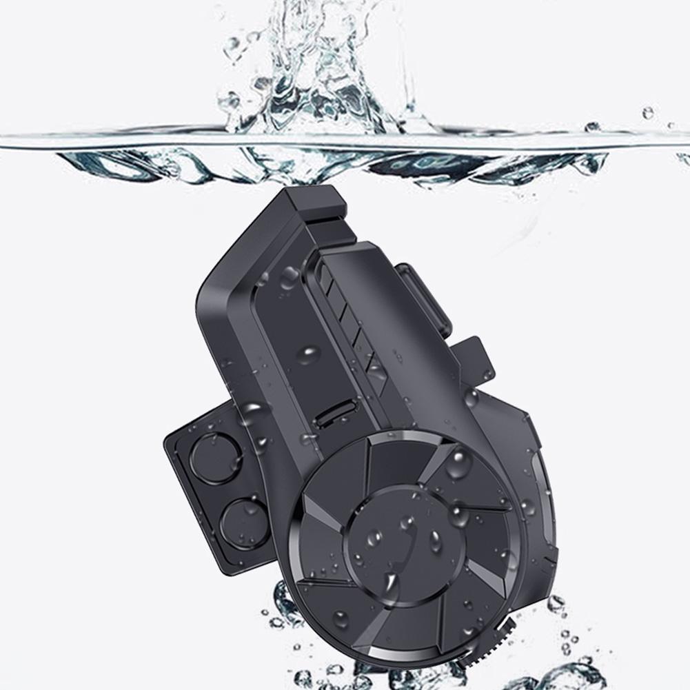 2 Rider 800M Bluetooth 5.0 Intercom Motorcycle Helmet Headset Alking Universal Pairing Waterproof Interphone FM Radio Wireless