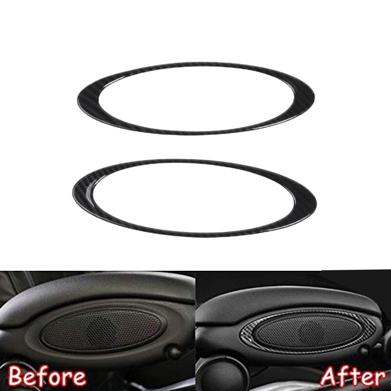 2 stk sete armlen boks deksel klistremerke interiør lister koffert for mini cooper s one jcw  f56 hatchback biltilbehør