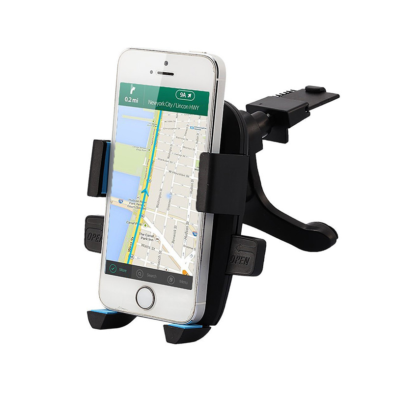 Universal vuggemontering mobiltelefon holder stativ cykel motorcykel bil luftventil til iphone samsung mobiltelefon køretøj dekoration