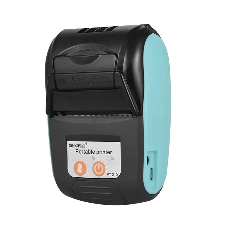 GOOJPRT PT-210 Portable Thermal Printer Handheld 58mm Receipt Printer for Retail Stores Restaurants Factories Logistics