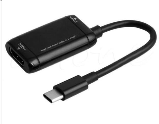 Usb 3.1 Type C Naar Hdmi Adapter USB-C Type C Naar Hdmi Adapters Usb 3.1 Kabel Hdmi Adapter Voor Android telefoon Tablet Hdtv