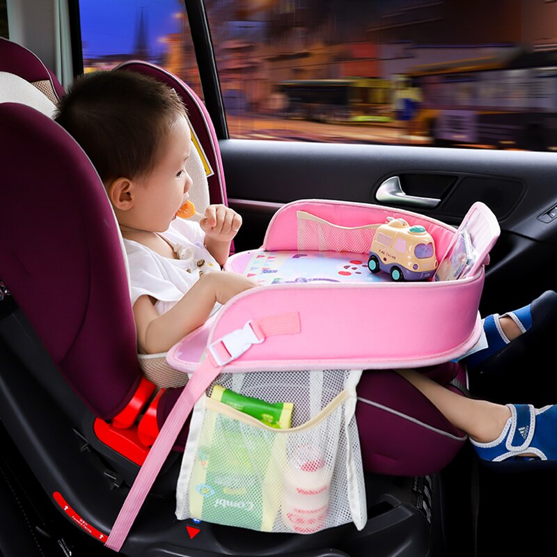 Babyzitje Lade Waterdichte Tafel Autostoel Verbeterde Autos Kid Reizen Lade Opslag Kinderen Speelgoed Baby Houder Cartoon Baby Hek