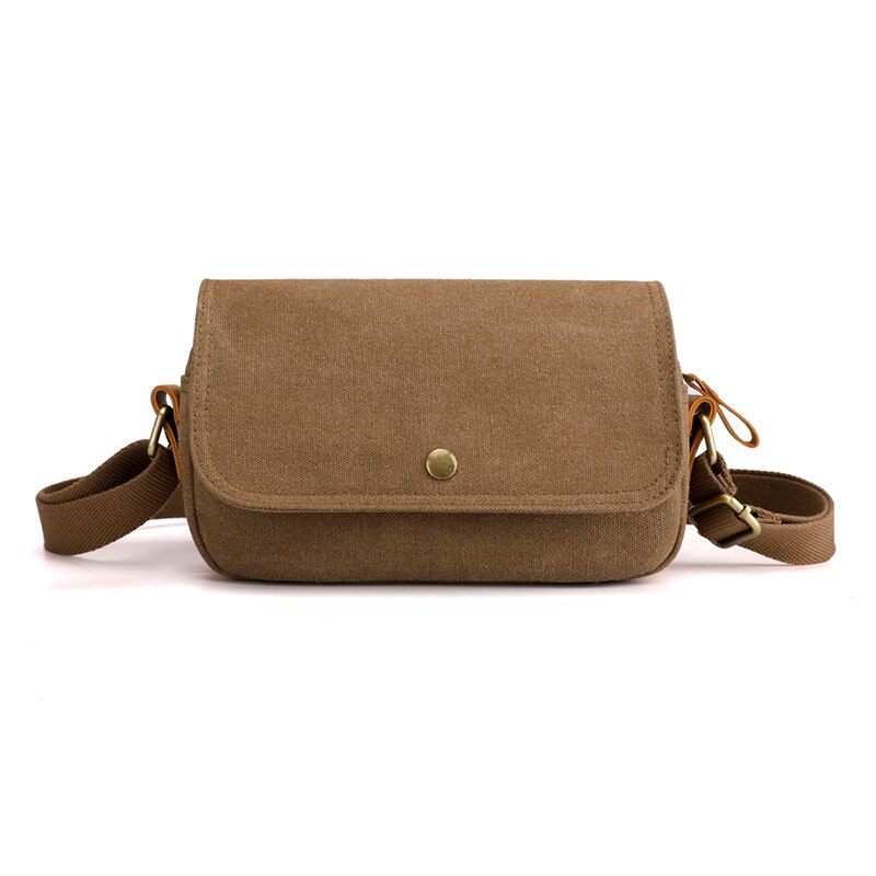 Zomer Crossbody Tassen Voor Vrouwen Canvas Tote Tas Dames Messenger Bag Vrouwen Handtassen Mode Schouder Doek Clutch Purse: Coffee