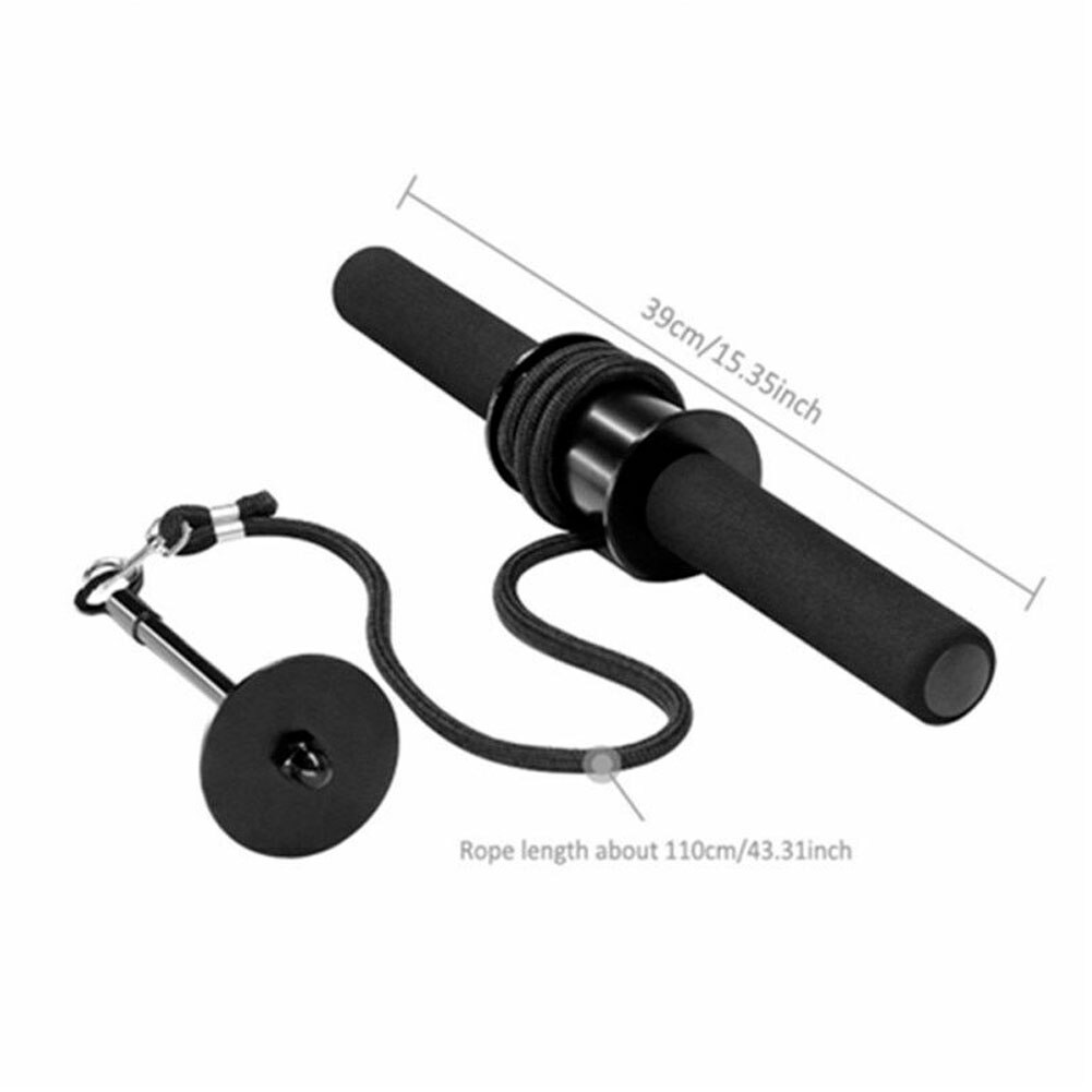 Wrist Roller Exerciser Trainer Forearm Strength Exerciser Profession Arm Strength Exerciser with Soft Foam Grip Handles