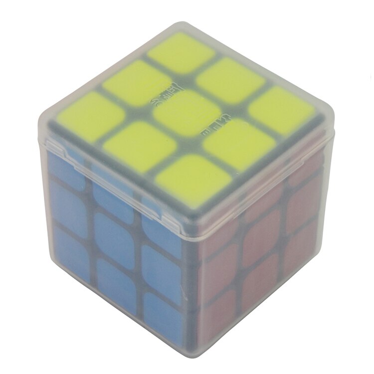 Transparante Pp Magische Kubus Bescherming Doos Voor 57Mm 3X3X3 Magische Kubus: 3x3x3 Cube with BOX