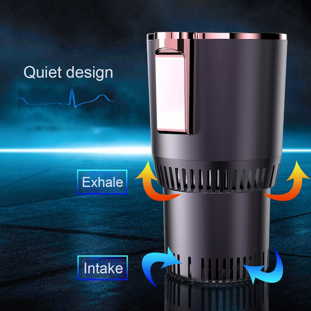 Dc 12v auto verwarming koelbeker 2- in -1 auto kantoor beker warmer koeler slimme auto beker mok houder beker koel drank blikjes