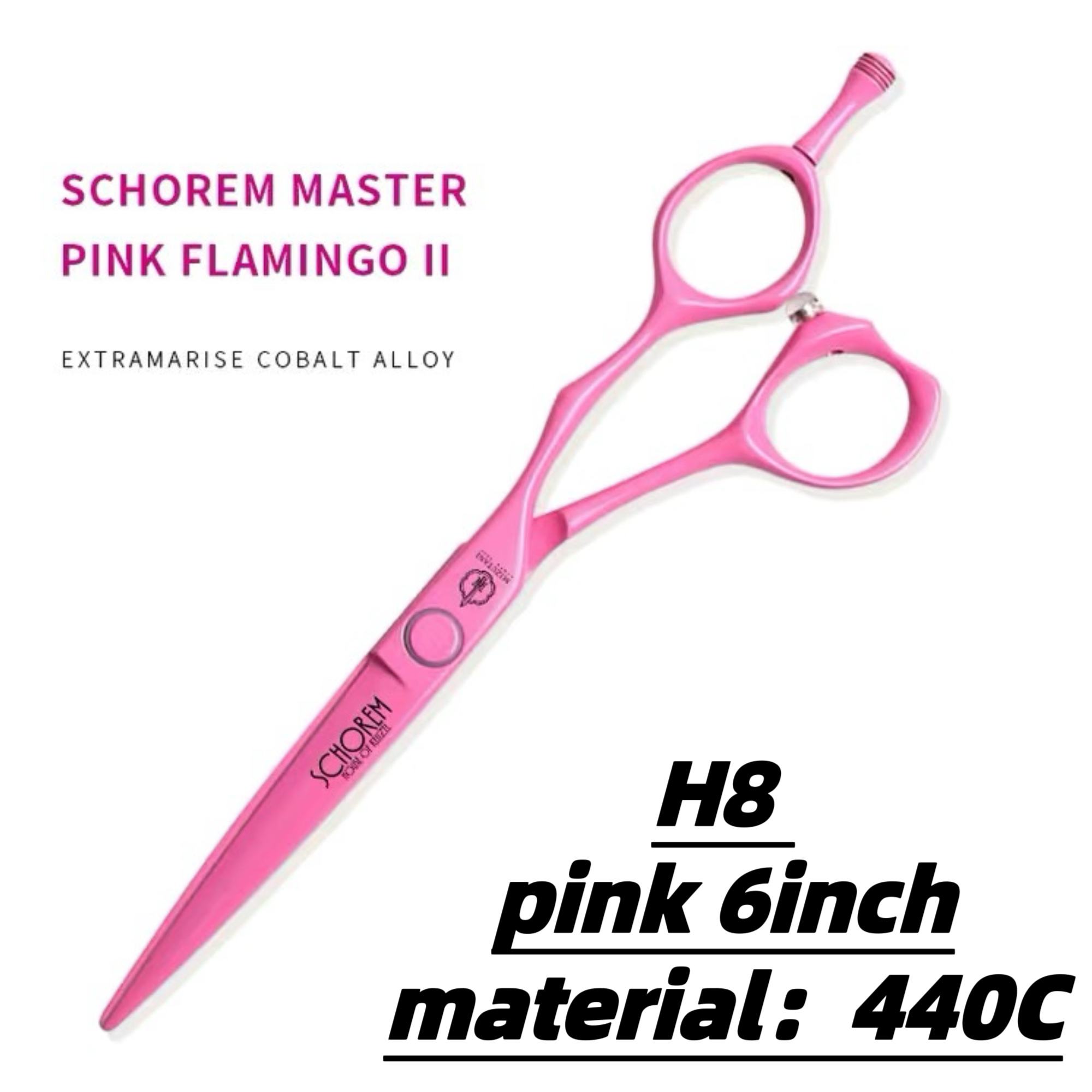 Kappersschaar 6 inch zwart schaar materiaal haarschaar kapperszaak kappersschaar gereedschap: Donkergrijs