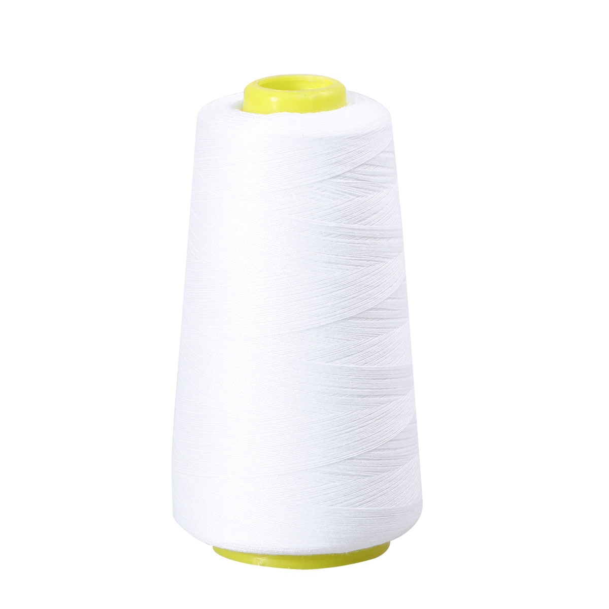 1pc Durable 3000M Yards Overlocking Sewing Machine Industrial Polyester Thread Metre Cones Metre Cones White Sew Thread