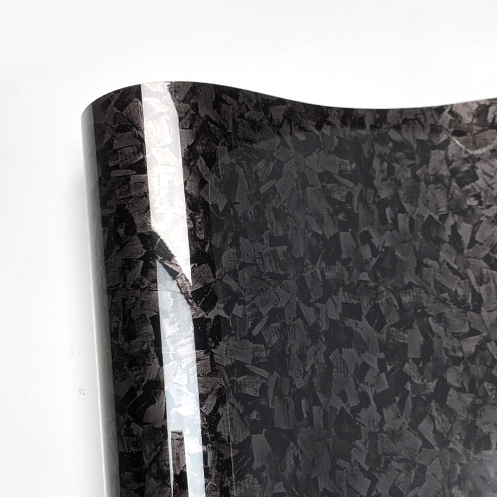 Carbon Fiber Vinyl Wrap Wasserdichtes, selbstklebendes Vinyl Auto Tuning Autoaufkleber Geschmiedete Kohlefaserfolie Autozubehör für den Innenbereich: 4XL / WEISS