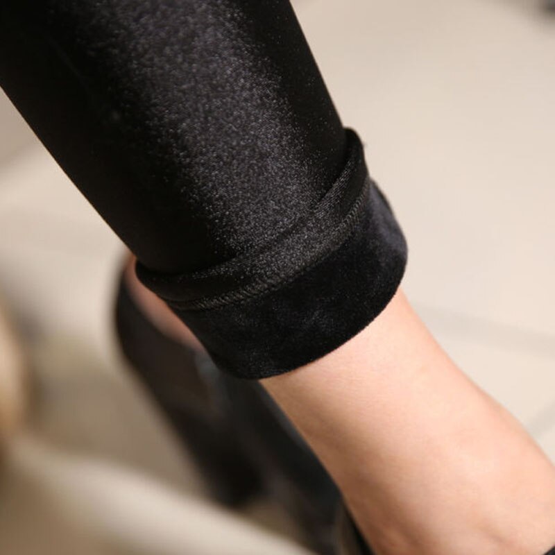 Warme Samt Winter Leggins Für Mädchen freundlicher Elastische Taille Glanz Hosen Jungen Hosen freundlicher Getry Gamaschen