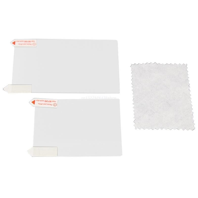 2 in1 lcd screen protector film, top and bottom, clear surface, protective cover, compatible with new 3ds xl/ll
