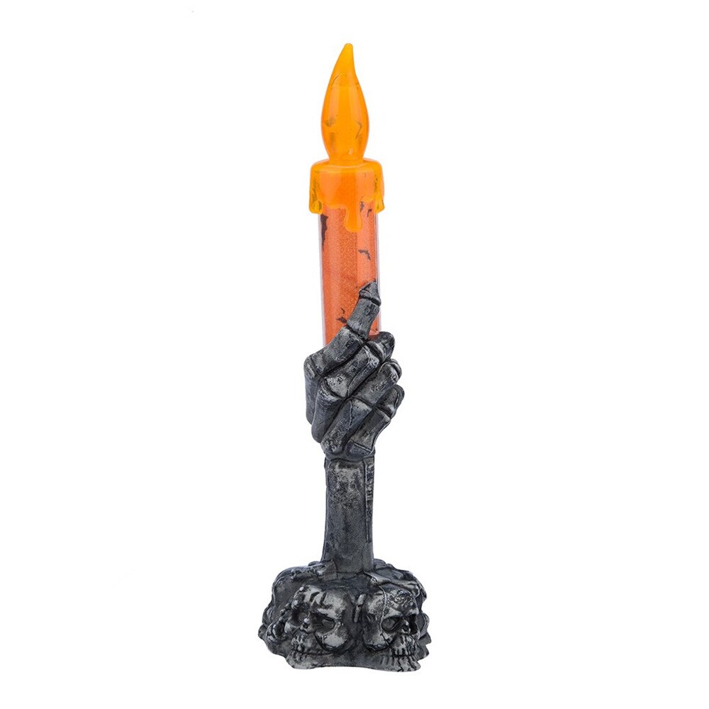 Halloween Grusel Skelett Handheld LED Kerze Licht Halloween Schädel Party Lampen Stütze LED glühend Geist Hand Kerze Licht