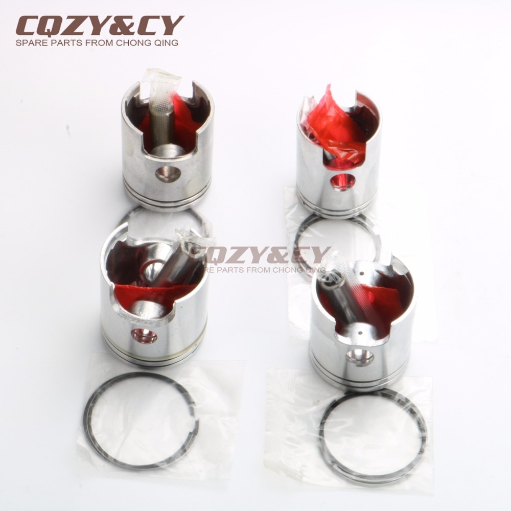 Conjunto de pistón para HM-MOTO, 50cc, 70cc, 90cc, Enduro, 50 CRE, Supermoto, 50, 2006, AM6, 2T, 40,3mm-49mm, agujero de pasador de pistón de 12mm