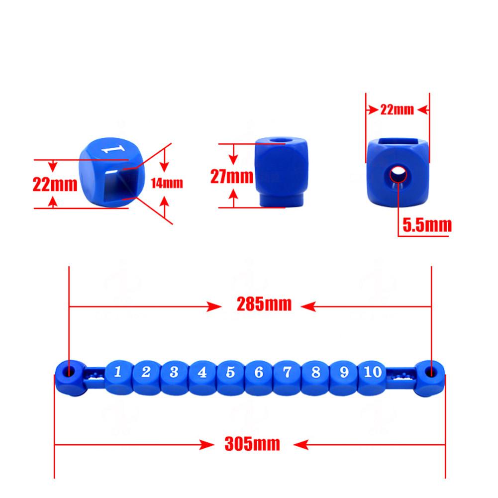2 stuks/set voetbal scorebord tafel voetbal scoreteller 10 nummers scoreteller indicator voetbaltafels accessoires 1