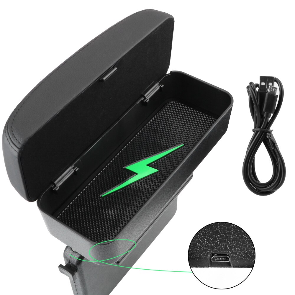 Accoudoir pour Auto réglable voiture accoudoir boîte voiture Console centrale repose-bras universel coude Support Auto siège espace organisateur
