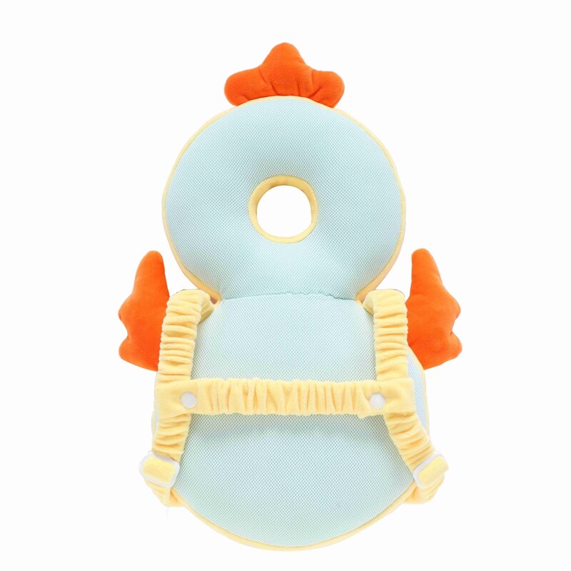 Almohada anticaída para bebé, almohadilla de protección anticolisión para reposacabezas de niños, almohadilla de protección para casco de seguridad, alfombrilla de cojín con sonido