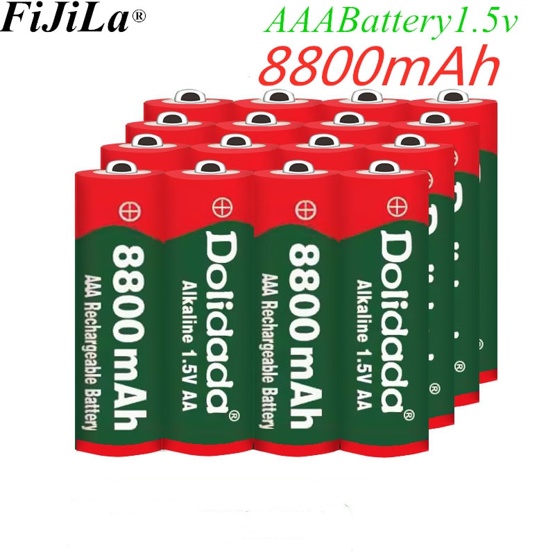 100% Aaa Batterij 8800 Mah 1.5V Alkaline Aaa Oplaadbare Batterij Voor Afstandsbediening Speelgoed Hoge Capaciteit Batterij
