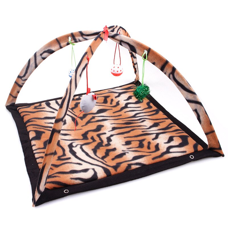 Tente Portable pliable pour chat, jouets amusants pour animaux de compagnie, activité Mobile, tapis de jeu, couverture, maison, chaton: 1