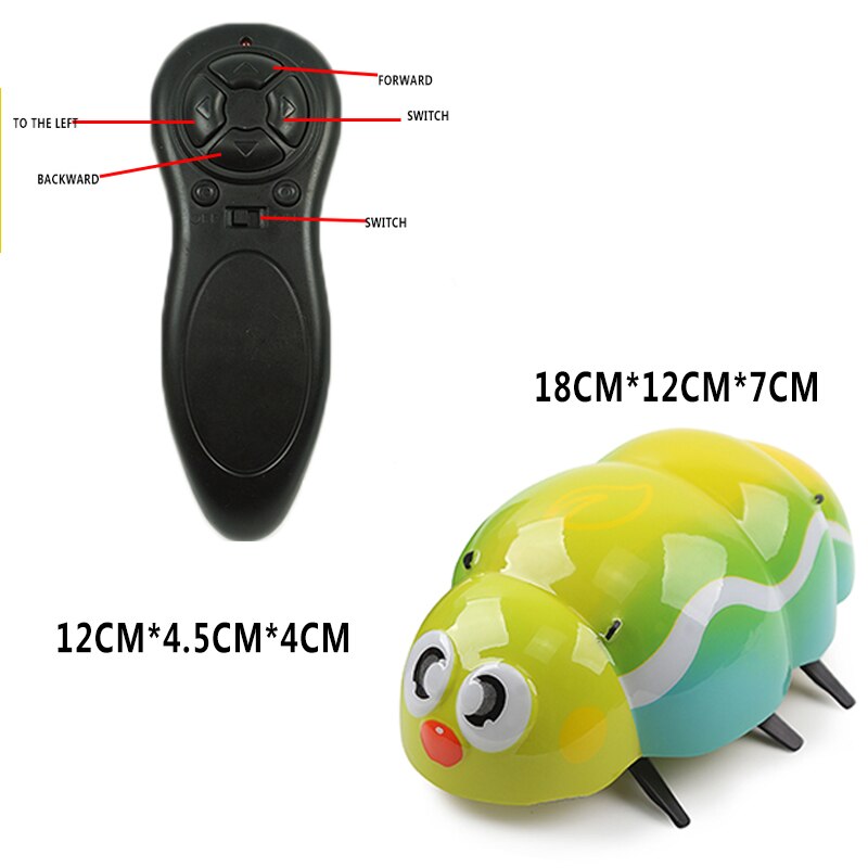Remote Control Insect Toy Robot Electronic Digital Insect Remote Control Pet Novelty Insect Model Toy Christmas