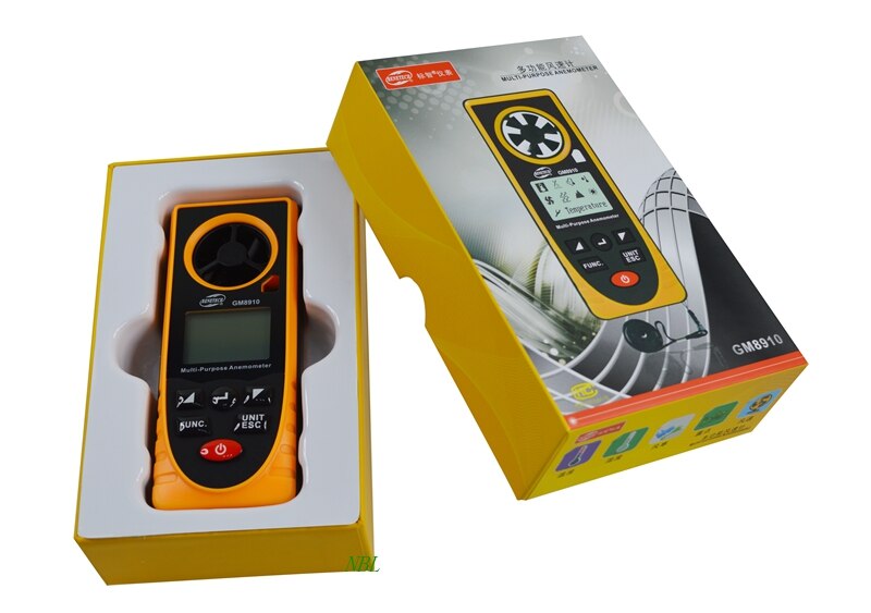 Digital LCD Multi-Purpose Anemometer Temperature Humidity Measure Atmospheric Illumination Barometric Pressure Intensity Meter