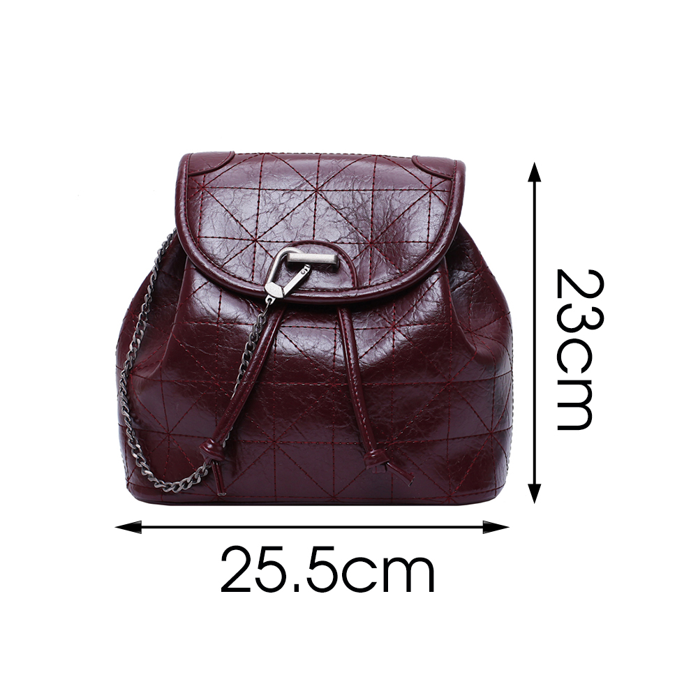 Femmes sac à dos femme sac à bandoulière multi-usages décontracté dames petite chaîne sac à dos sac de voyage pour filles sac à dos