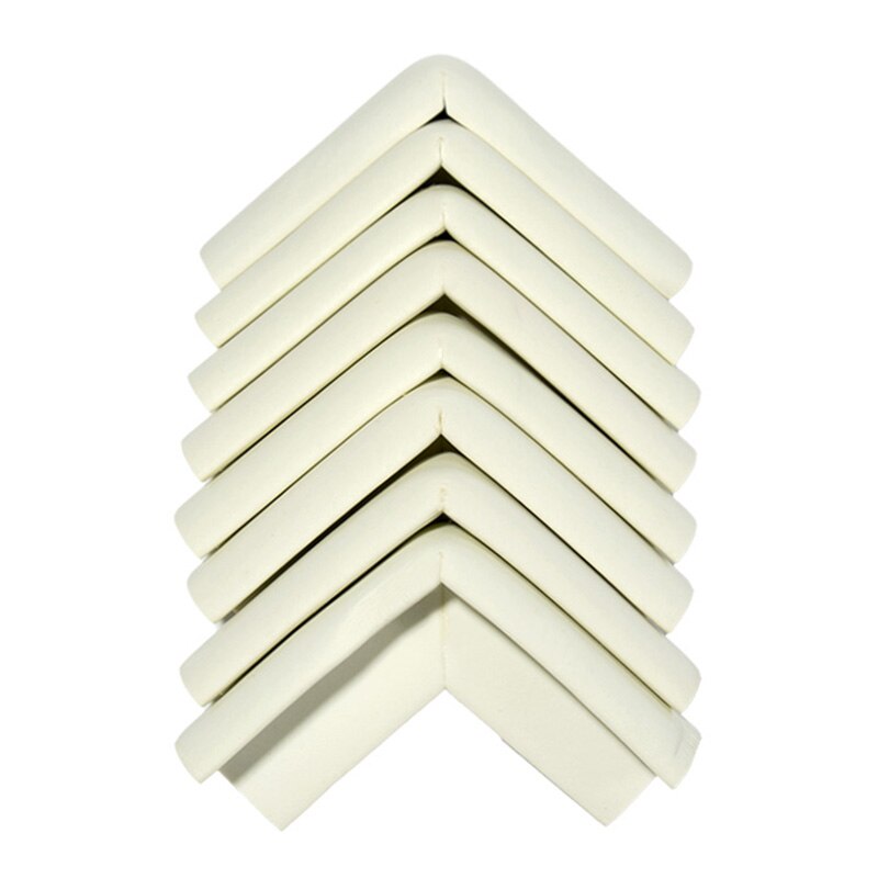 4/8Pcs Child Baby Safety Silicone Protector Table Corner Edge Protection Cover Children Anticollision Edge & Guards: white 8pcs