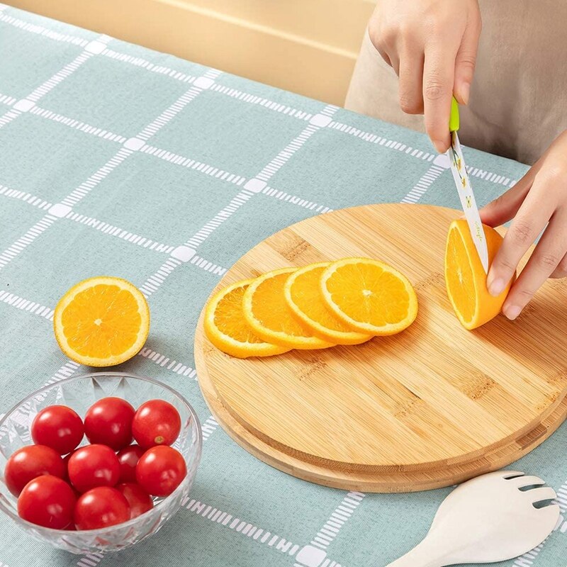 Bamboo Fiber Salad Bowl With Server Set Mixing Bowl Pure Bamboo Salad Wooden Bowl With Bamboo Cover Spoon