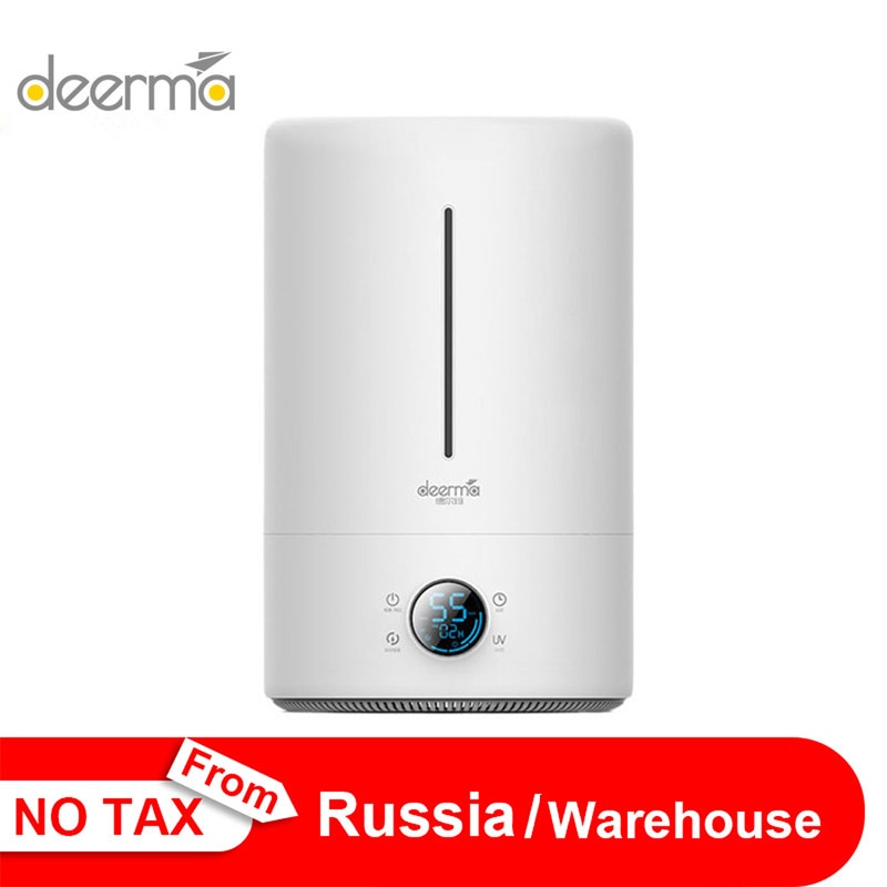 Humidificador humidificador de aire silencioso doméstico de gran capacidad Original Xiaomi Home Deerma 5L humidificador de aire ultrasónico humidificador purificador de Aroma