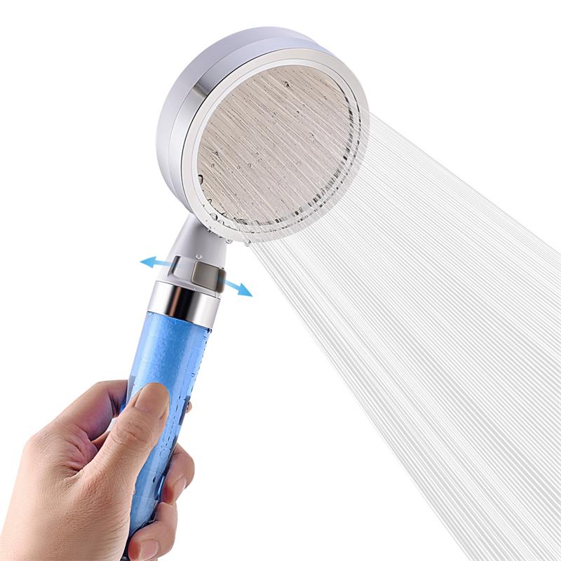 AHub High Pressure Chrome Shower Head – Water Boosting Spray, Saves 30% Water – Wall Mounted