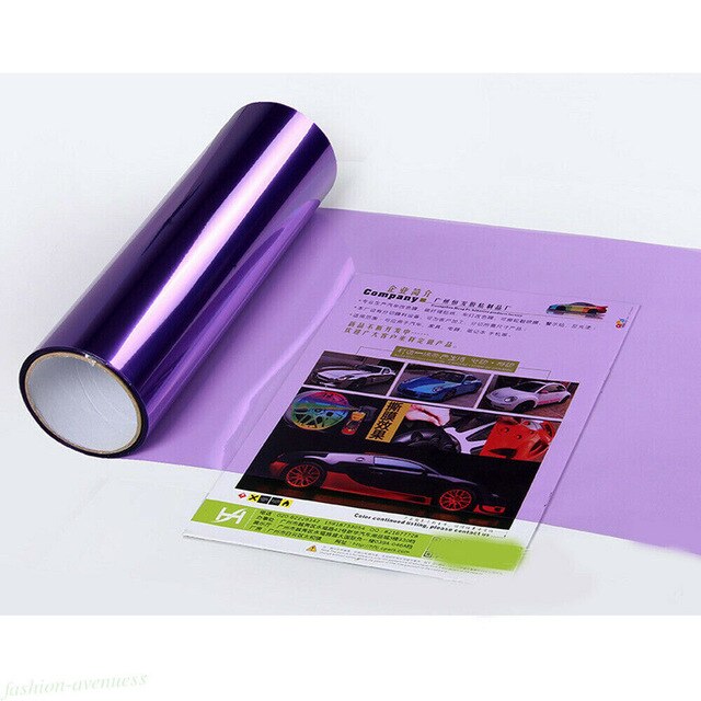 Film Car Headlight Sticker 30*60cm Protector Stretchable Adhesive Decor