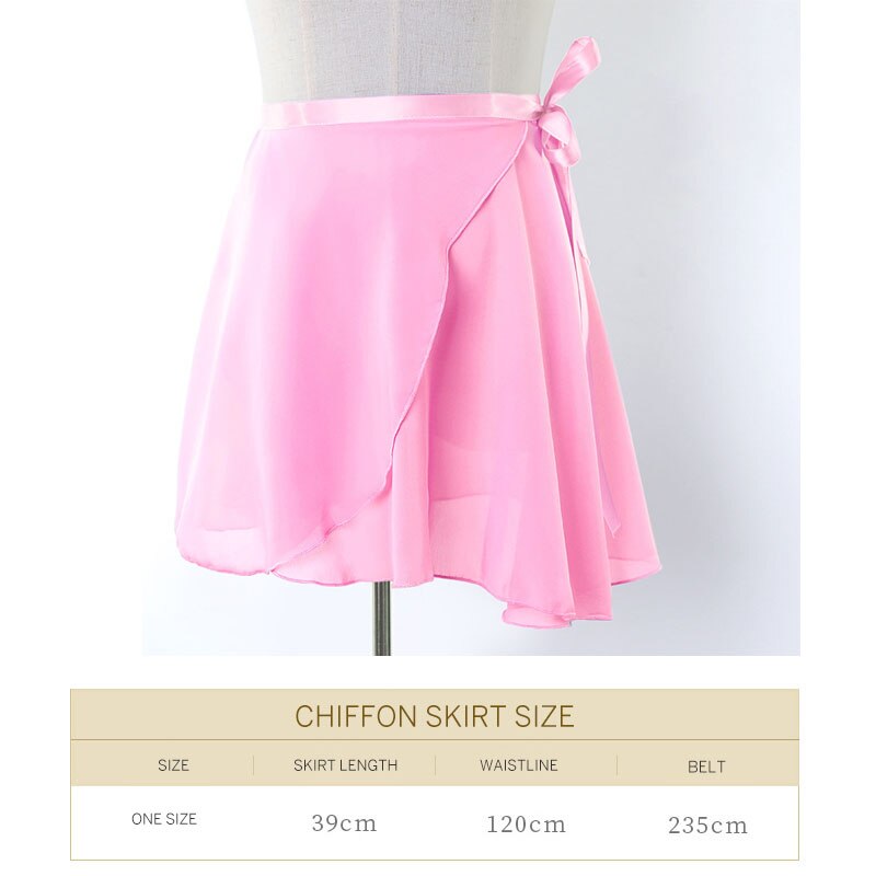 Adult Ballet Dance Practice Clothes Half-Length Sand Dress Chiffon Long Skirt Big Swing Dance Dress Ballet Dance Skirt Costume: pink