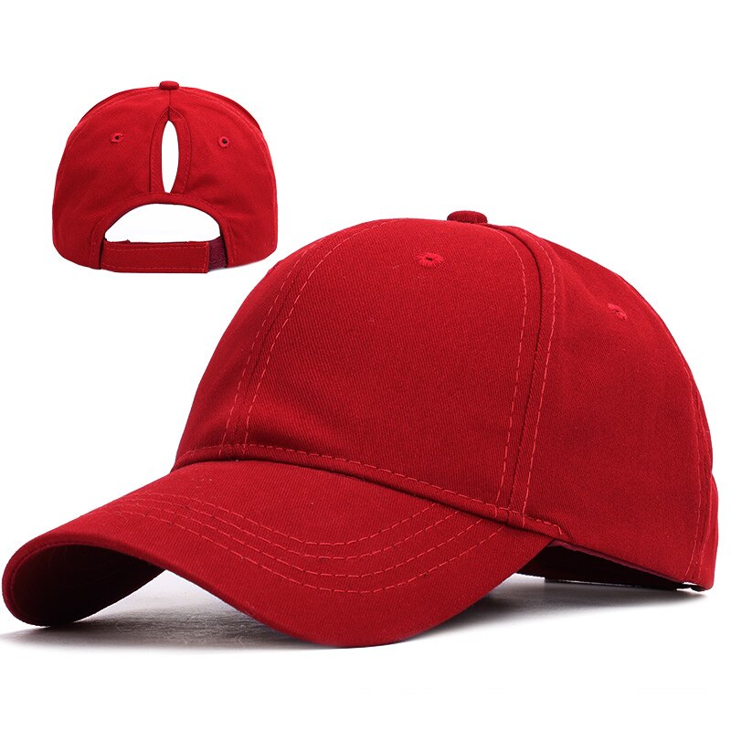 chaotisch Brötchen kappe Rodeo kappe Neue Damen Einfarbig Baseball Kappe Frauen lässig Hütte Einstellbar Baumwolle draussen Sport Knochen: Wein