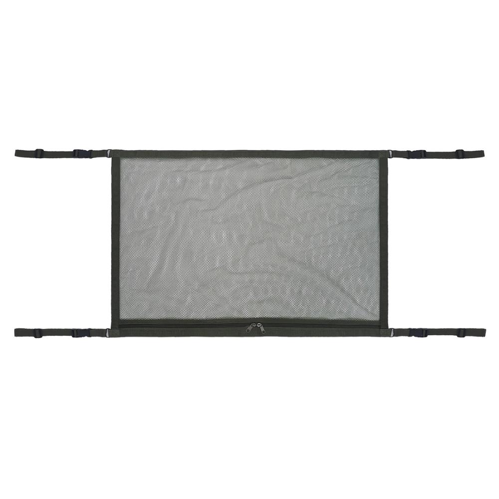 Car Ceiling Storage Net Pocket Car Roof Interior Cargo Net Bag with Zipper,Car Trunk Storage Universal: type 1 army green