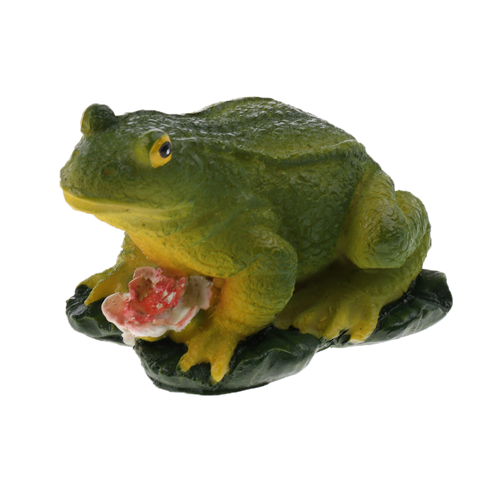 Finest Mini Resin Frog Sculpture Statue Craft for Home Office Desk Decoration Ornament