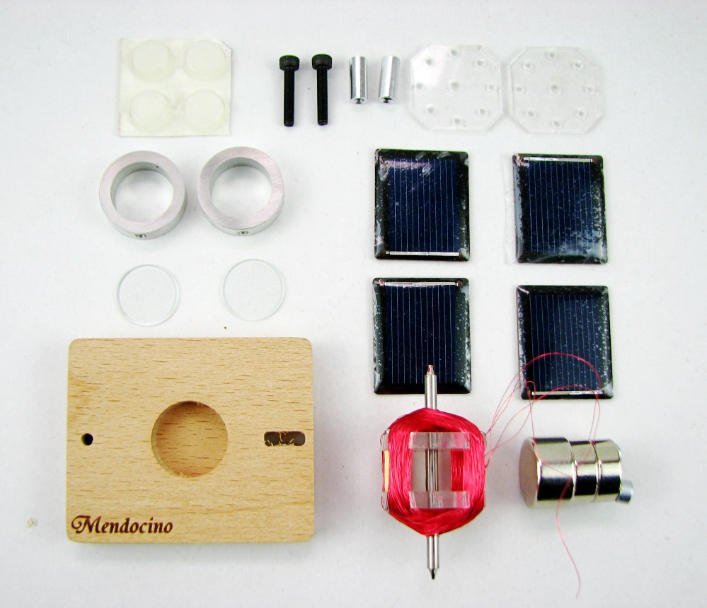 DIY Mendocino Motor KITS magnetische ophanging Solar speelgoed Wetenschappelijke speelgoed